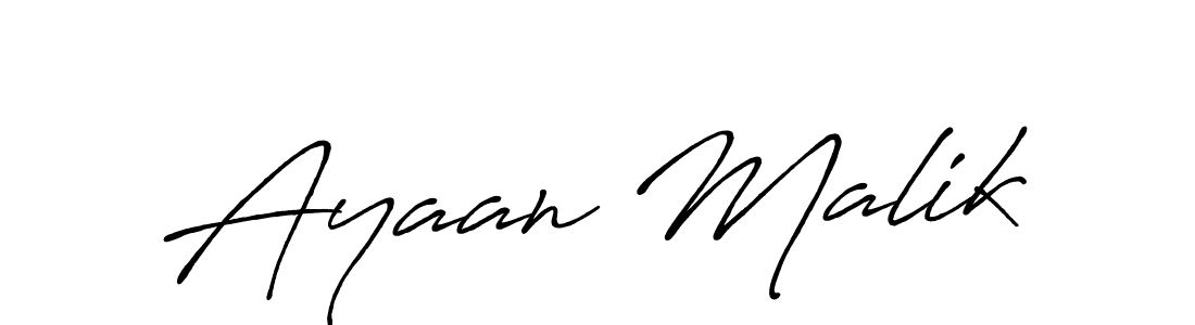 Use a signature maker to create a handwritten signature online. With this signature software, you can design (Antro_Vectra_Bolder) your own signature for name Ayaan Malik. Ayaan Malik signature style 7 images and pictures png