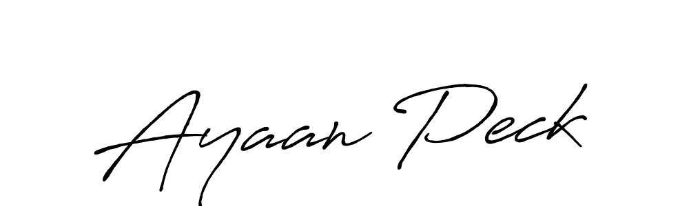 Also we have Ayaan Peck name is the best signature style. Create professional handwritten signature collection using Antro_Vectra_Bolder autograph style. Ayaan Peck signature style 7 images and pictures png