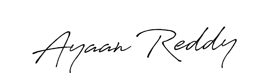 Create a beautiful signature design for name Ayaan Reddy. With this signature (Antro_Vectra_Bolder) fonts, you can make a handwritten signature for free. Ayaan Reddy signature style 7 images and pictures png