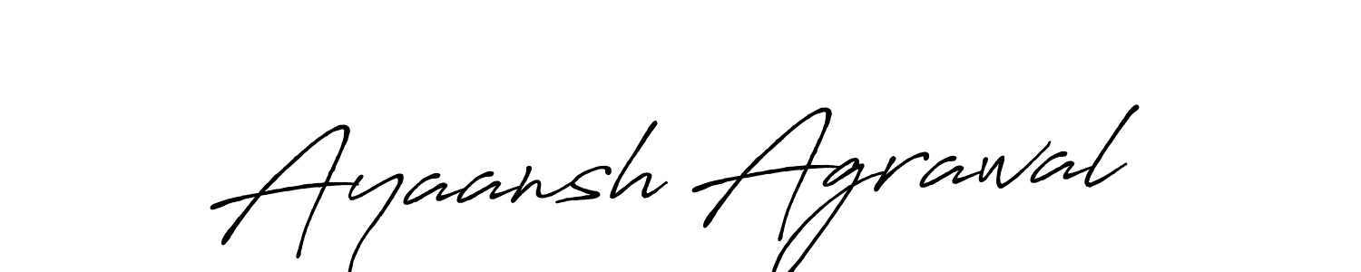 Design your own signature with our free online signature maker. With this signature software, you can create a handwritten (Antro_Vectra_Bolder) signature for name Ayaansh Agrawal. Ayaansh Agrawal signature style 7 images and pictures png