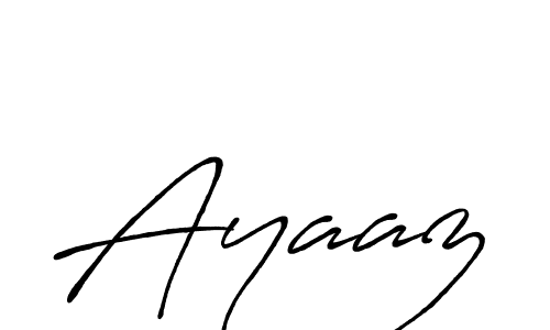 Make a beautiful signature design for name Ayaaz. With this signature (Antro_Vectra_Bolder) style, you can create a handwritten signature for free. Ayaaz signature style 7 images and pictures png