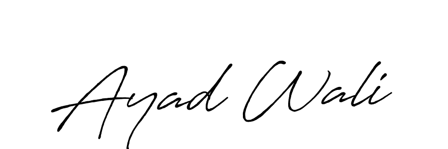 Once you've used our free online signature maker to create your best signature Antro_Vectra_Bolder style, it's time to enjoy all of the benefits that Ayad Wali name signing documents. Ayad Wali signature style 7 images and pictures png