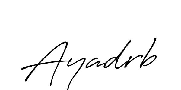 if you are searching for the best signature style for your name Ayadrb. so please give up your signature search. here we have designed multiple signature styles  using Antro_Vectra_Bolder. Ayadrb signature style 7 images and pictures png