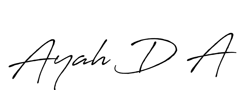 How to make Ayah D A signature? Antro_Vectra_Bolder is a professional autograph style. Create handwritten signature for Ayah D A name. Ayah D A signature style 7 images and pictures png