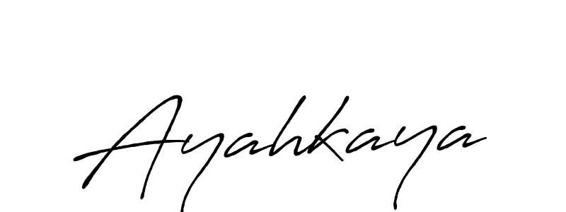 Ayahkaya stylish signature style. Best Handwritten Sign (Antro_Vectra_Bolder) for my name. Handwritten Signature Collection Ideas for my name Ayahkaya. Ayahkaya signature style 7 images and pictures png