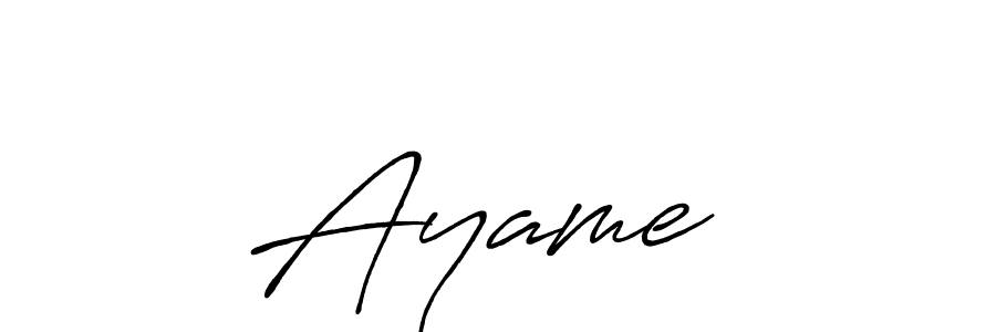 The best way (Antro_Vectra_Bolder) to make a short signature is to pick only two or three words in your name. The name Ayame ♡ include a total of six letters. For converting this name. Ayame ♡ signature style 7 images and pictures png