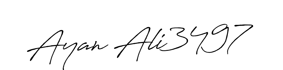 Use a signature maker to create a handwritten signature online. With this signature software, you can design (Antro_Vectra_Bolder) your own signature for name Ayan Ali3497. Ayan Ali3497 signature style 7 images and pictures png