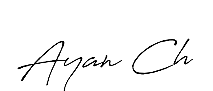 You can use this online signature creator to create a handwritten signature for the name Ayan Ch. This is the best online autograph maker. Ayan Ch signature style 7 images and pictures png