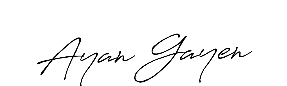 How to make Ayan Gayen signature? Antro_Vectra_Bolder is a professional autograph style. Create handwritten signature for Ayan Gayen name. Ayan Gayen signature style 7 images and pictures png