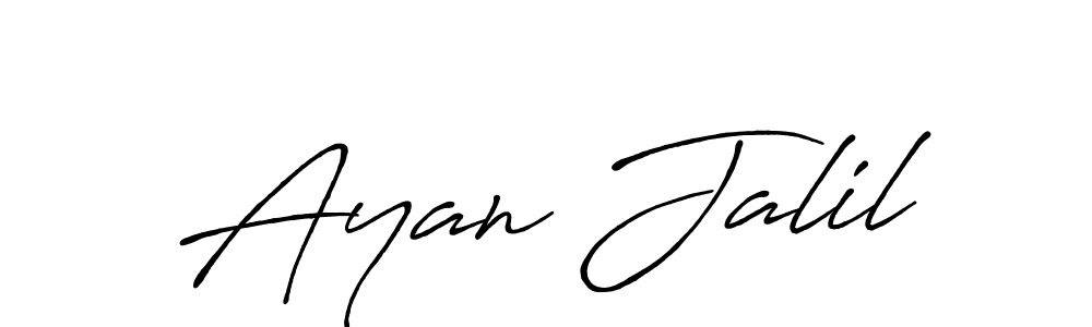 How to make Ayan Jalil signature? Antro_Vectra_Bolder is a professional autograph style. Create handwritten signature for Ayan Jalil name. Ayan Jalil signature style 7 images and pictures png