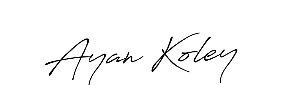 Best and Professional Signature Style for Ayan Koley. Antro_Vectra_Bolder Best Signature Style Collection. Ayan Koley signature style 7 images and pictures png