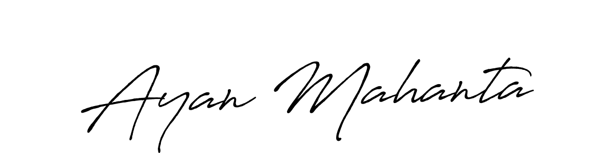 Best and Professional Signature Style for Ayan Mahanta. Antro_Vectra_Bolder Best Signature Style Collection. Ayan Mahanta signature style 7 images and pictures png