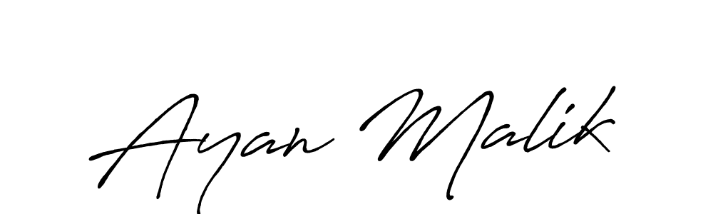You should practise on your own different ways (Antro_Vectra_Bolder) to write your name (Ayan Malik) in signature. don't let someone else do it for you. Ayan Malik signature style 7 images and pictures png