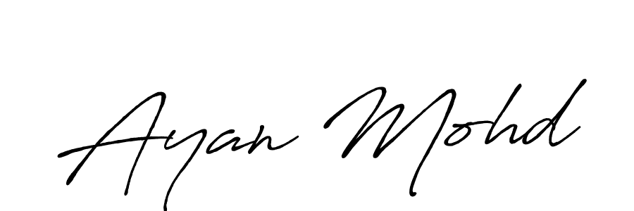 if you are searching for the best signature style for your name Ayan Mohd. so please give up your signature search. here we have designed multiple signature styles  using Antro_Vectra_Bolder. Ayan Mohd signature style 7 images and pictures png