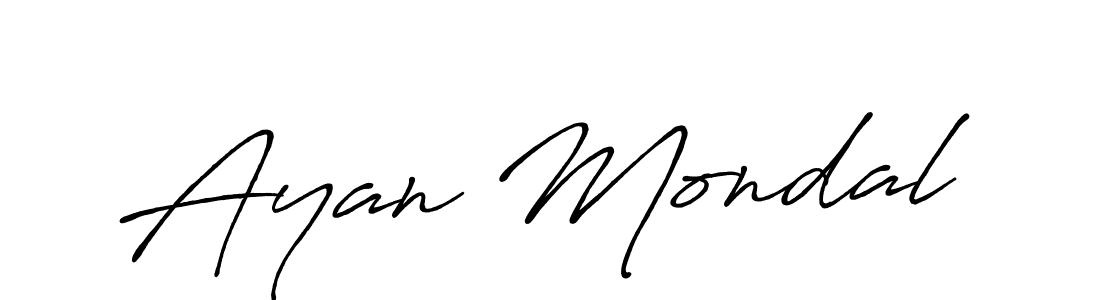 You can use this online signature creator to create a handwritten signature for the name Ayan Mondal. This is the best online autograph maker. Ayan Mondal signature style 7 images and pictures png