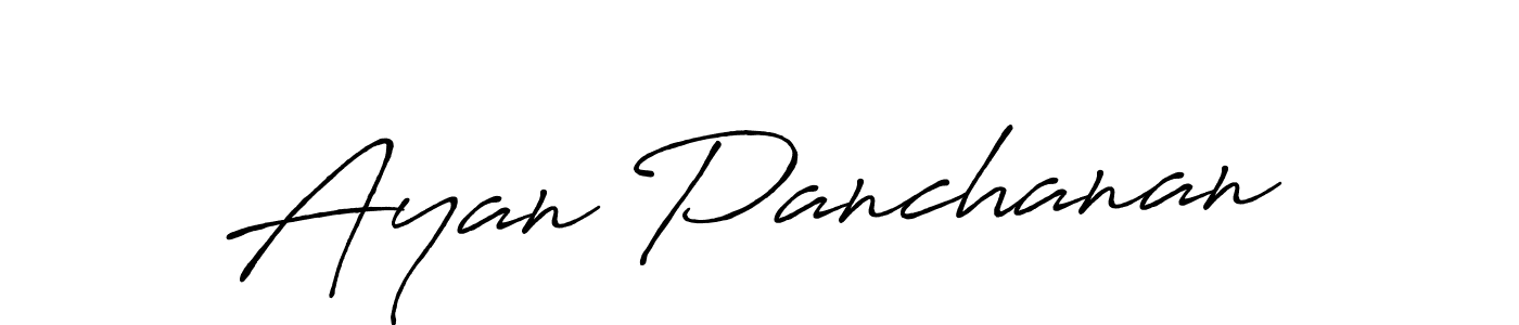 How to make Ayan Panchanan signature? Antro_Vectra_Bolder is a professional autograph style. Create handwritten signature for Ayan Panchanan name. Ayan Panchanan signature style 7 images and pictures png