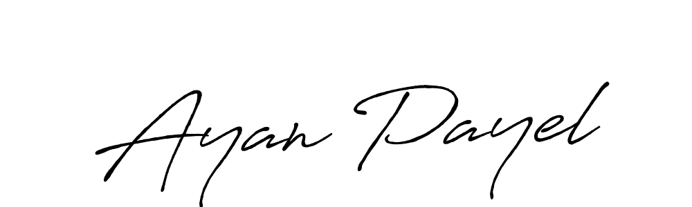 The best way (Antro_Vectra_Bolder) to make a short signature is to pick only two or three words in your name. The name Ayan Payel include a total of six letters. For converting this name. Ayan Payel signature style 7 images and pictures png