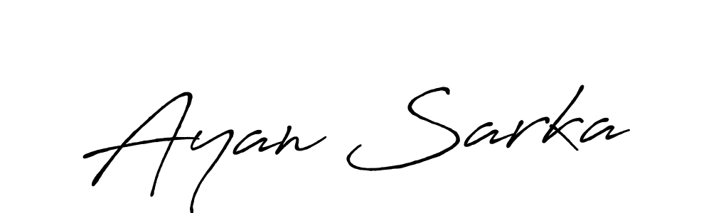 Make a short Ayan Sarka signature style. Manage your documents anywhere anytime using Antro_Vectra_Bolder. Create and add eSignatures, submit forms, share and send files easily. Ayan Sarka signature style 7 images and pictures png