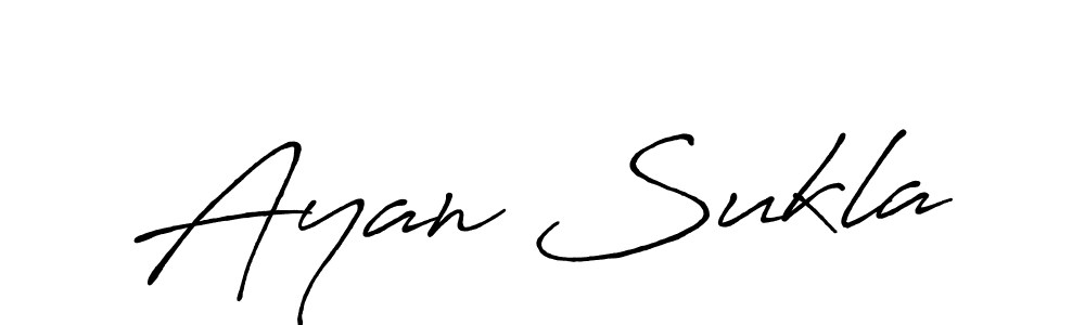 Similarly Antro_Vectra_Bolder is the best handwritten signature design. Signature creator online .You can use it as an online autograph creator for name Ayan Sukla. Ayan Sukla signature style 7 images and pictures png