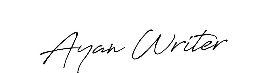 You should practise on your own different ways (Antro_Vectra_Bolder) to write your name (Ayan Writer) in signature. don't let someone else do it for you. Ayan Writer signature style 7 images and pictures png