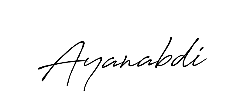 Antro_Vectra_Bolder is a professional signature style that is perfect for those who want to add a touch of class to their signature. It is also a great choice for those who want to make their signature more unique. Get Ayanabdi name to fancy signature for free. Ayanabdi signature style 7 images and pictures png