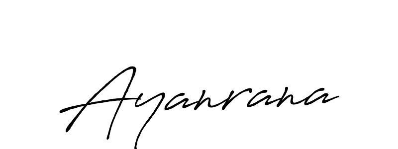How to make Ayanrana signature? Antro_Vectra_Bolder is a professional autograph style. Create handwritten signature for Ayanrana name. Ayanrana signature style 7 images and pictures png