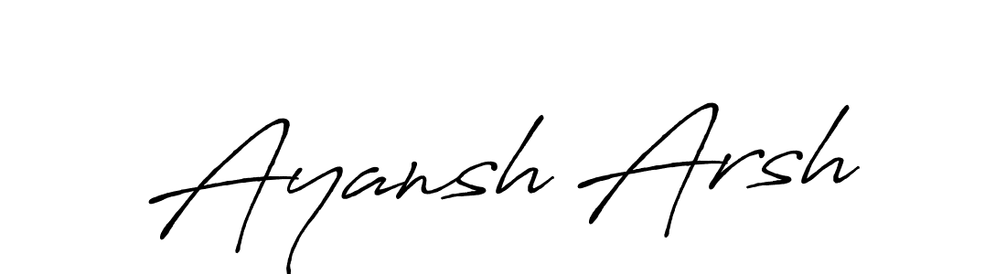You can use this online signature creator to create a handwritten signature for the name Ayansh Arsh. This is the best online autograph maker. Ayansh Arsh signature style 7 images and pictures png