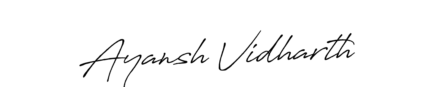 Here are the top 10 professional signature styles for the name Ayansh Vidharth. These are the best autograph styles you can use for your name. Ayansh Vidharth signature style 7 images and pictures png