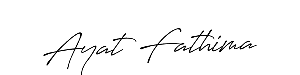 Antro_Vectra_Bolder is a professional signature style that is perfect for those who want to add a touch of class to their signature. It is also a great choice for those who want to make their signature more unique. Get Ayat Fathima name to fancy signature for free. Ayat Fathima signature style 7 images and pictures png