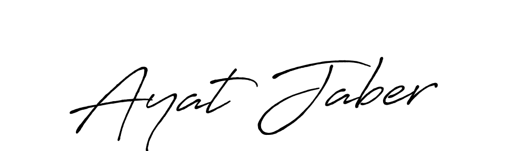 How to make Ayat Jaber signature? Antro_Vectra_Bolder is a professional autograph style. Create handwritten signature for Ayat Jaber name. Ayat Jaber signature style 7 images and pictures png