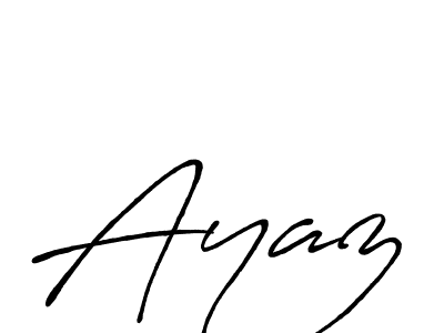 You should practise on your own different ways (Antro_Vectra_Bolder) to write your name (Ayaz) in signature. don't let someone else do it for you. Ayaz signature style 7 images and pictures png