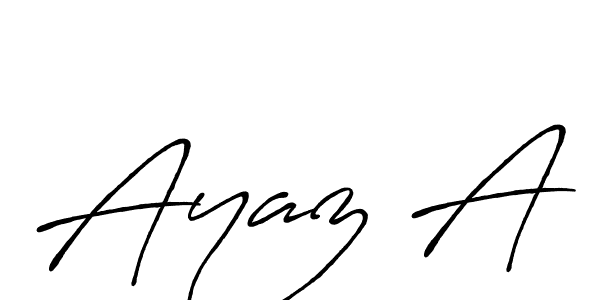if you are searching for the best signature style for your name Ayaz A. so please give up your signature search. here we have designed multiple signature styles  using Antro_Vectra_Bolder. Ayaz A signature style 7 images and pictures png