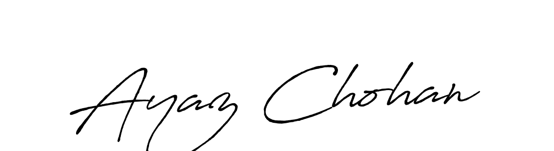 How to Draw Ayaz Chohan signature style? Antro_Vectra_Bolder is a latest design signature styles for name Ayaz Chohan. Ayaz Chohan signature style 7 images and pictures png