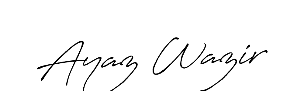 Make a beautiful signature design for name Ayaz Wazir. Use this online signature maker to create a handwritten signature for free. Ayaz Wazir signature style 7 images and pictures png