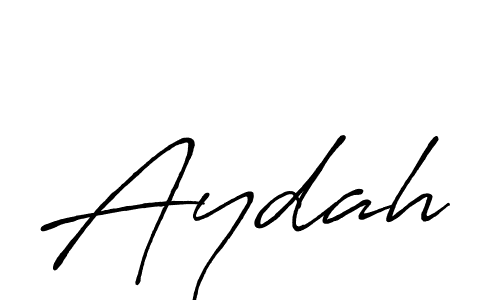 if you are searching for the best signature style for your name Aydah. so please give up your signature search. here we have designed multiple signature styles  using Antro_Vectra_Bolder. Aydah signature style 7 images and pictures png