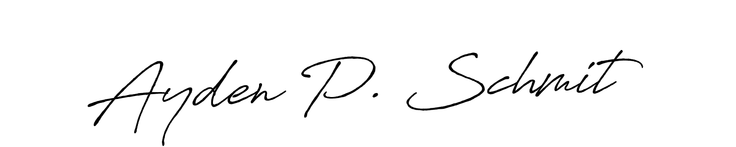 How to Draw Ayden P. Schmit signature style? Antro_Vectra_Bolder is a latest design signature styles for name Ayden P. Schmit. Ayden P. Schmit signature style 7 images and pictures png