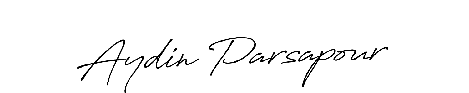 The best way (Antro_Vectra_Bolder) to make a short signature is to pick only two or three words in your name. The name Aydin Parsapour include a total of six letters. For converting this name. Aydin Parsapour signature style 7 images and pictures png