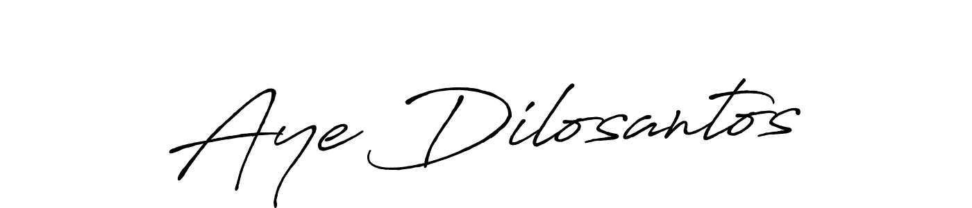 This is the best signature style for the Aye Dilosantos name. Also you like these signature font (Antro_Vectra_Bolder). Mix name signature. Aye Dilosantos signature style 7 images and pictures png