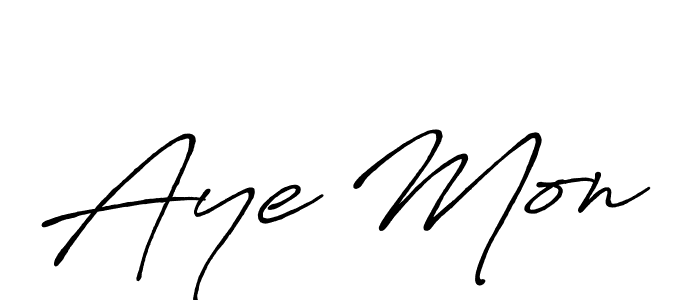 You should practise on your own different ways (Antro_Vectra_Bolder) to write your name (Aye Mon) in signature. don't let someone else do it for you. Aye Mon signature style 7 images and pictures png