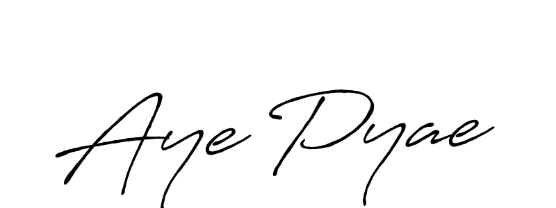 It looks lik you need a new signature style for name Aye Pyae. Design unique handwritten (Antro_Vectra_Bolder) signature with our free signature maker in just a few clicks. Aye Pyae signature style 7 images and pictures png