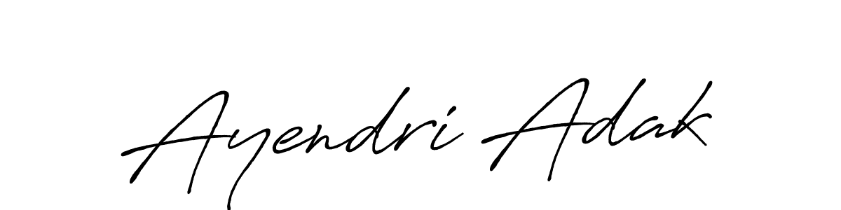 How to make Ayendri Adak signature? Antro_Vectra_Bolder is a professional autograph style. Create handwritten signature for Ayendri Adak name. Ayendri Adak signature style 7 images and pictures png