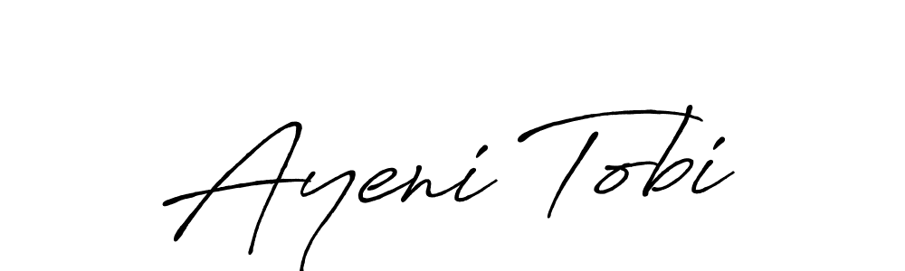 This is the best signature style for the Ayeni Tobi name. Also you like these signature font (Antro_Vectra_Bolder). Mix name signature. Ayeni Tobi signature style 7 images and pictures png