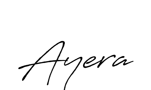 How to make Ayera signature? Antro_Vectra_Bolder is a professional autograph style. Create handwritten signature for Ayera name. Ayera signature style 7 images and pictures png