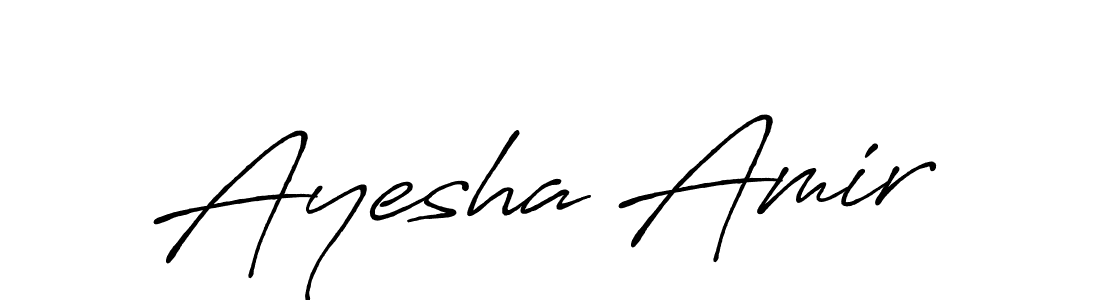 Make a beautiful signature design for name Ayesha Amir. Use this online signature maker to create a handwritten signature for free. Ayesha Amir signature style 7 images and pictures png