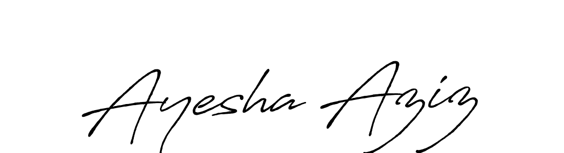 It looks lik you need a new signature style for name Ayesha Aziz. Design unique handwritten (Antro_Vectra_Bolder) signature with our free signature maker in just a few clicks. Ayesha Aziz signature style 7 images and pictures png