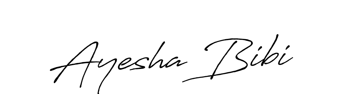 Make a beautiful signature design for name Ayesha Bibi. Use this online signature maker to create a handwritten signature for free. Ayesha Bibi signature style 7 images and pictures png