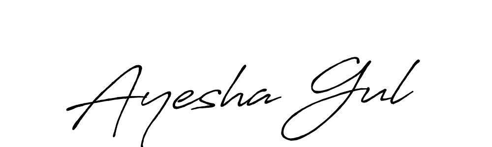 Ayesha Gul stylish signature style. Best Handwritten Sign (Antro_Vectra_Bolder) for my name. Handwritten Signature Collection Ideas for my name Ayesha Gul. Ayesha Gul signature style 7 images and pictures png