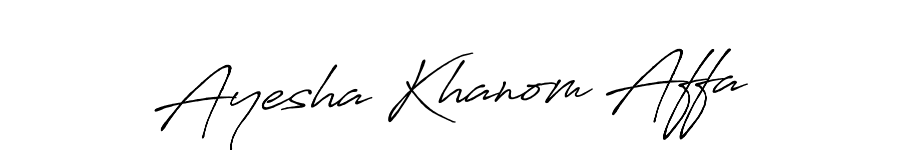 Similarly Antro_Vectra_Bolder is the best handwritten signature design. Signature creator online .You can use it as an online autograph creator for name Ayesha Khanom Affa. Ayesha Khanom Affa signature style 7 images and pictures png