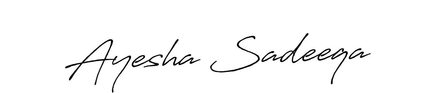 How to Draw Ayesha Sadeeqa signature style? Antro_Vectra_Bolder is a latest design signature styles for name Ayesha Sadeeqa. Ayesha Sadeeqa signature style 7 images and pictures png