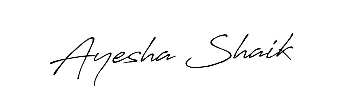 Similarly Antro_Vectra_Bolder is the best handwritten signature design. Signature creator online .You can use it as an online autograph creator for name Ayesha Shaik. Ayesha Shaik signature style 7 images and pictures png